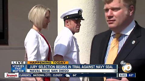 Jury selection begins in trial of accused Navy SEAL