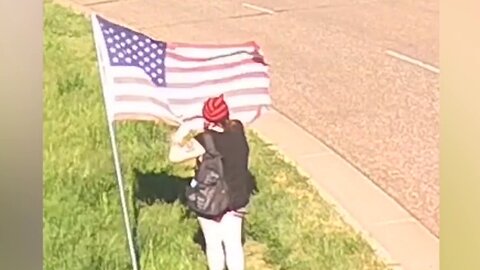 Video Captures Suspect Ripping American Flags In Colorado