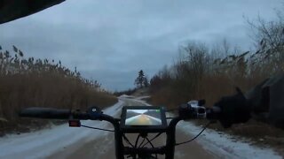 Ebike Adventure with a little Snow ( Ariel Rider Grizzly )