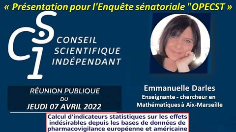 CSI n°49 - Emanuelle Darles - Présentation pour l'Enquête sénatoriale OPECST