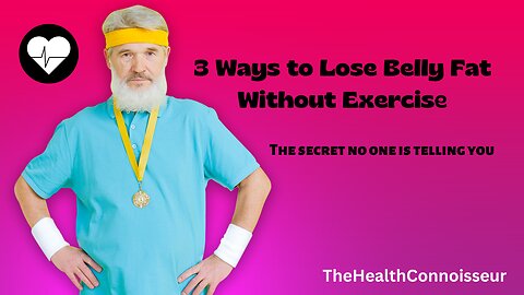 3 Ways to Lose Belly Fat Without Exercise🥗😨