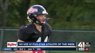 Odessa senior running back Luke Malizzi is Hy-Vee Athlete of the Week