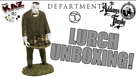 Lurch Figurine from The Addams Family Dept 56 Unboxing