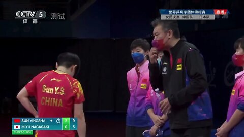 Sun Ying Sha vs Miyu Nagasaki Hightlight Wolrd Table Tennis Women Team Final 2