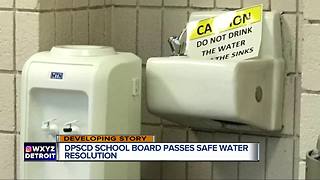 Detroit school board passes resolution to test drinking water regularly