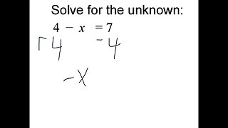 Algebra 1 - Solving Equations