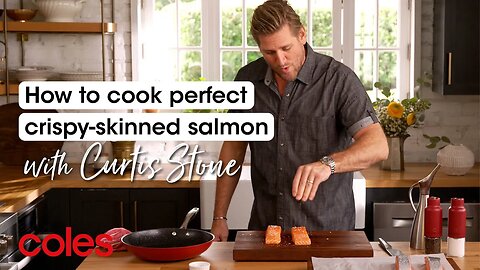 Curtis Stone’s crispy skin salmon