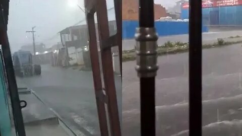 URGENTE: Chuva torrencial ameaça Manaus e Defesa Civil pede atenção da população; veja vídeo
