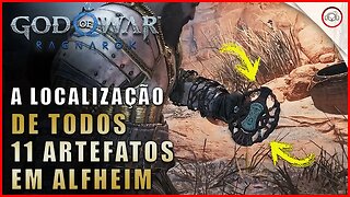 God of war Ragnarok, A localização de todos os 11 Artefatos em Alfheim | Super dica