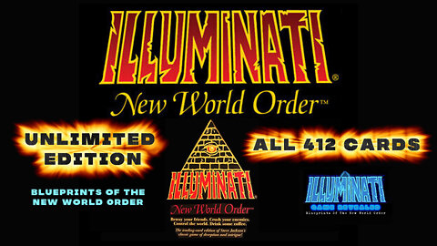 Illuminati: New World Order - Unlimited Edition CCG Card Game - Steve Jackson Games - All 412 Cards