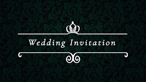 Best Traditional Wedding Invitation Video I Free Wedding invitation video