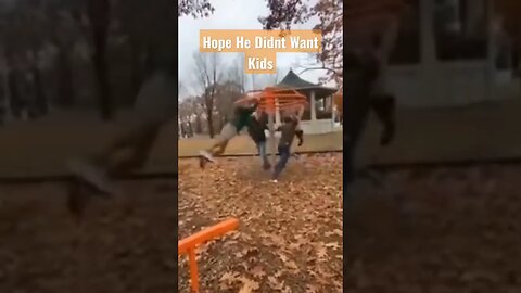 Hope He Didn't Want Kids #funny #hurts #playground #accident