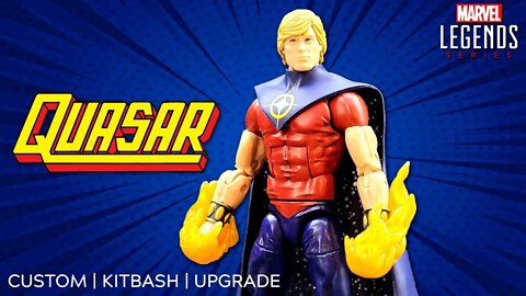 Custom Marvel Legends Quasar Action Figure Showcase Review