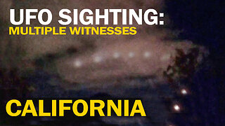 UFO Sightings - Strangest UFO UAP Ever Filmed Over California - UAP Caught on Camera