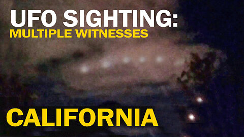 UFO Sightings - Strangest UFO UAP Ever Filmed Over California - UAP Caught on Camera