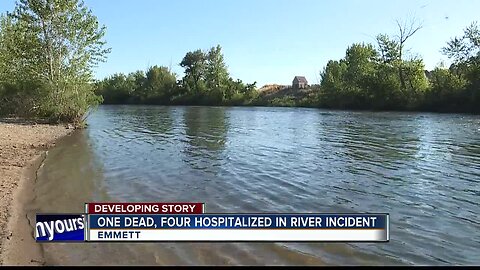 One person dead, four injured after accident on Payette River in Emmett