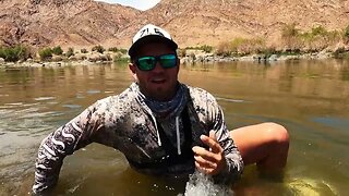 Our last day on the Orange river! We Found some really big small mouth YellowFish!