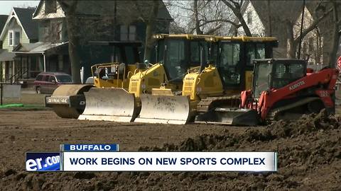 Work begins on new sports complex