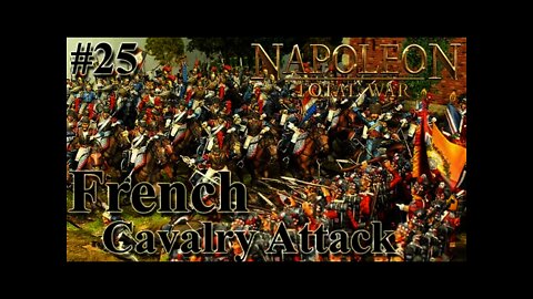 Napoleon: Total War 25 - Britain - French Cavalry attack, Can we hold them off?