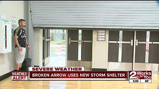 Broken Arrow uses new storm shelter