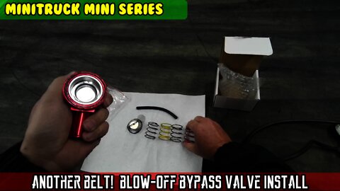 Mini-Truck (SE06 E11) AMR300 Another BELT? Blowoff / bypass valve installation