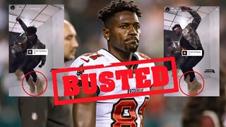 Antonio Brown Just Got Busted LYING About Severity Of Ankle Injury After Buccaneers Meltdown