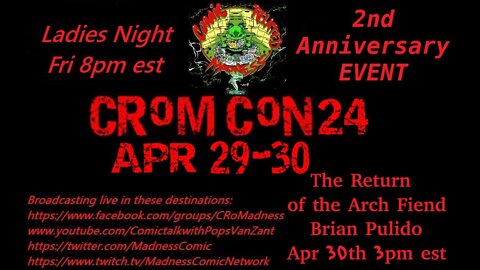 CRoM CoN 24 Ladies night!! w/Lola, Christie and guests!!