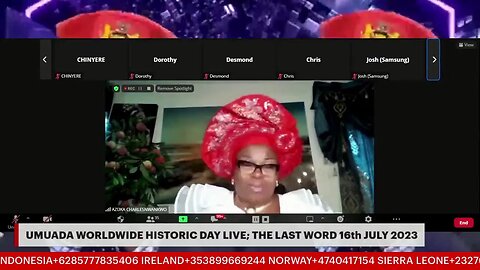 UMUADA HISTORIC DAY LIVE; Join the zoom 16th of July 2023 Time; 7pm Biafra time https://us02web…