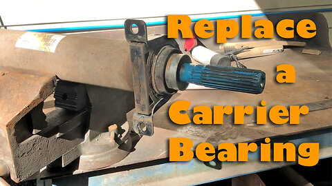 Chevy 2500HD Carrier Bearing Replacement