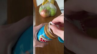 ASMR opening a container of peanut butter