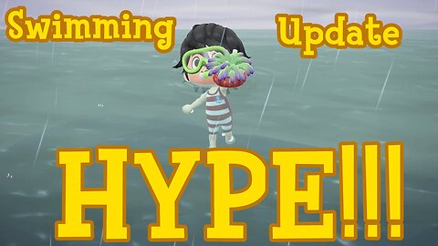 Swimming Update HYPE!!! (Animal Crossing: New Horizons)