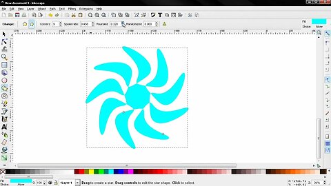 Create Stars and Polygons - Inkscape Beginners' Guide ep11