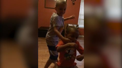 Two Brothers Dance In A Hilarious Way