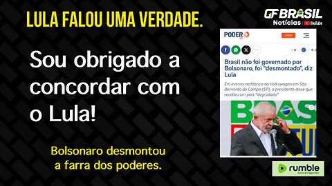 Lula diz que Bolsonaro não governou o Brasil, ele desmontou. Veja alguns desmontes!