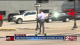 New rules proposed for electric scooters in Tulsa