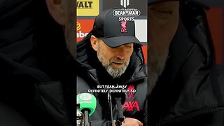 'With home games we would be in top four! With away games we're not even in Europe!' | Jurgen Klopp