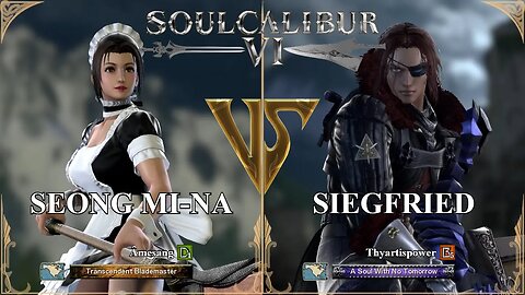 SoulCalibur VI — Amesang (Seong Mi-na) VS Siegfried (Thyartispower) | Xbox Series X Casual