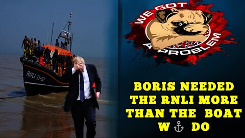 Boris Almost Swept Away During 2020 Holiday...Was The RNLI Too Busy Picking Up Boat W⚓s In Dover?