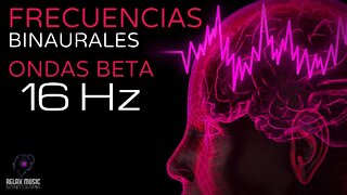 Terapia Sonido Binaural con Ondas Beta 16 Hz - Tono Puro - Tonos Milagrosos y Curativos