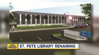 St. Petersburg to rename library after President Barack Obama