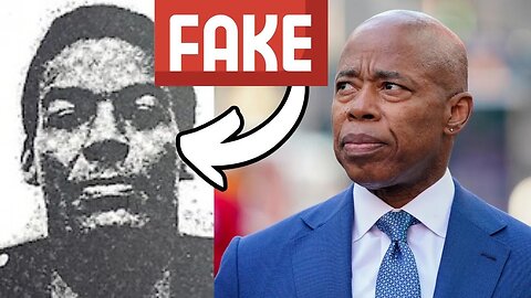 NYC Mayor Eric Adams CAUGHT Using FAKE PHOTO of Slain Cop