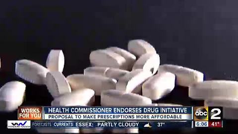 City Health Commissioner endorses Prescription Drug Affordability Initiative