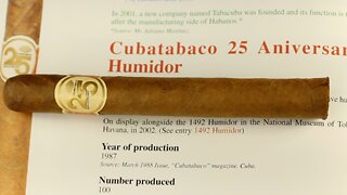 Cubatabaco 25th Anniversary Humidor Holy Grail of Cuban Cigars Part 2 Cuban Cigar Trinity