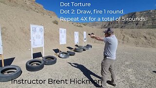 Dot Torture with a H&K Handgun, broken down in easy to follow steps. Demonstrated by Brent Hickmon