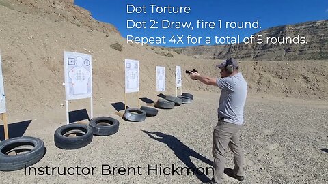 Dot Torture with a H&K Handgun, broken down in easy to follow steps. Demonstrated by Brent Hickmon