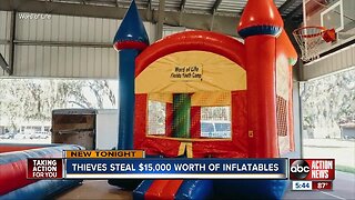 Over $17K in inflatables stolen from Word of Life in Pasco County