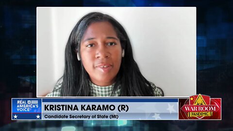 MI SOS Candidate Kristina Karamo: The Establishment Fears ‘More Christian Leaders Getting In Office’