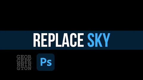 Replace Sky using Adobe Photoshop