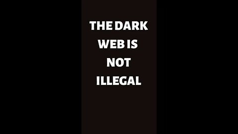 Is The Dark Web SAFE? #shorts