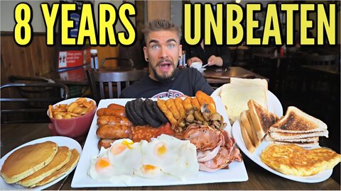 “IMPOSSIBLE” FULL ENGLISH BREAKFAST CHALLENGE (Undefeated) The “Titan” Breakfast Challenge